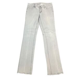 Ann Taylor Modern Fit Womens Jeans 6 Gray denim Pants Preppy Mature